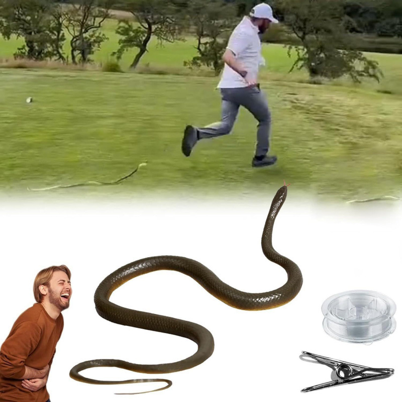 Prank Toys - Outdoor Snake Prank met touwclip-speeltje –