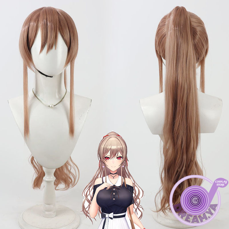 Anime Cosplay Wig Heat Resistant - Furen E Lustario Cosplay Pruik Vtuber