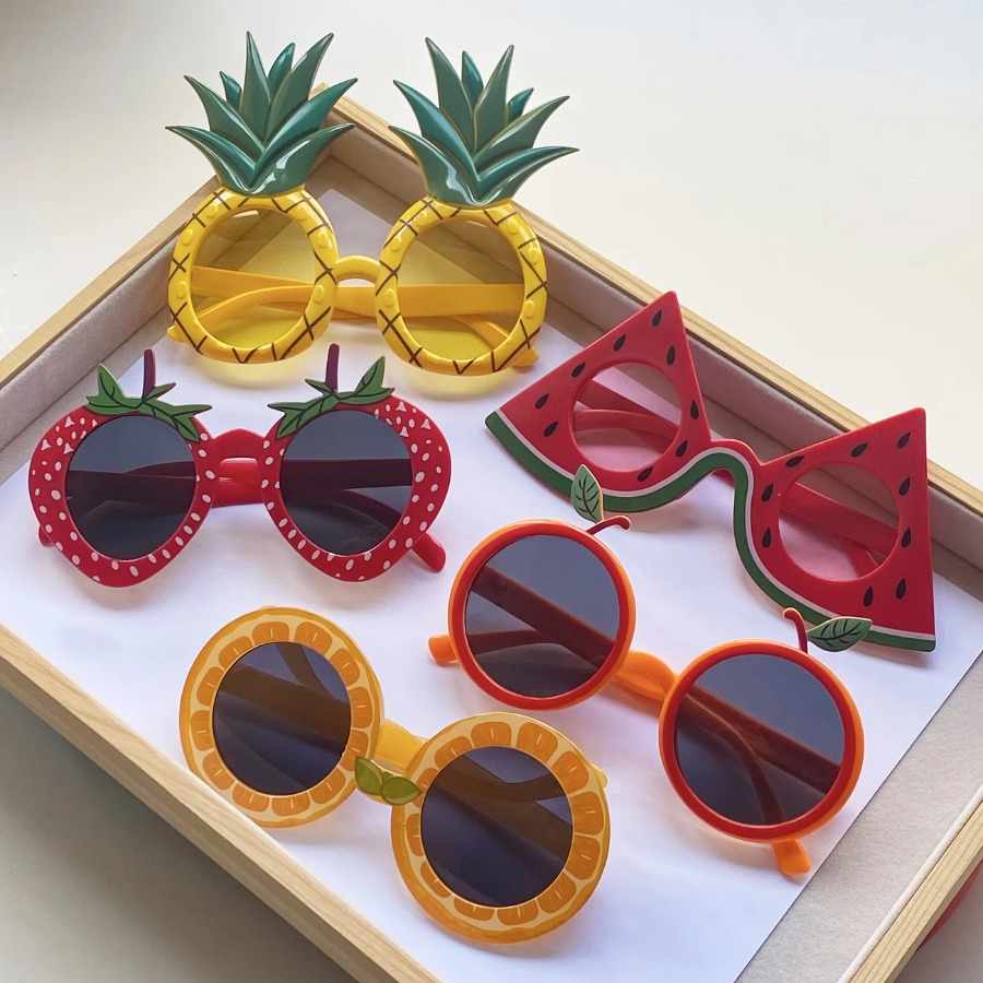 Glow In The Dark Party Glasses - 1-24PCS Fruit Brillen Ananas Zonnebril Luau