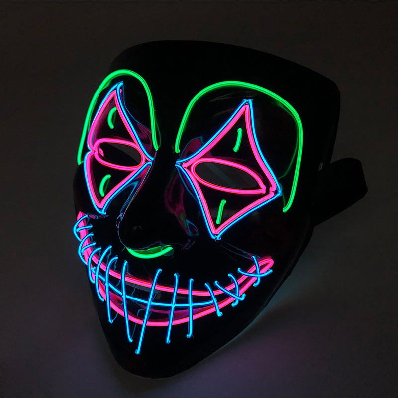 Led Purge Mask Halloween - LED Killer Masker Halloween Dans Eng