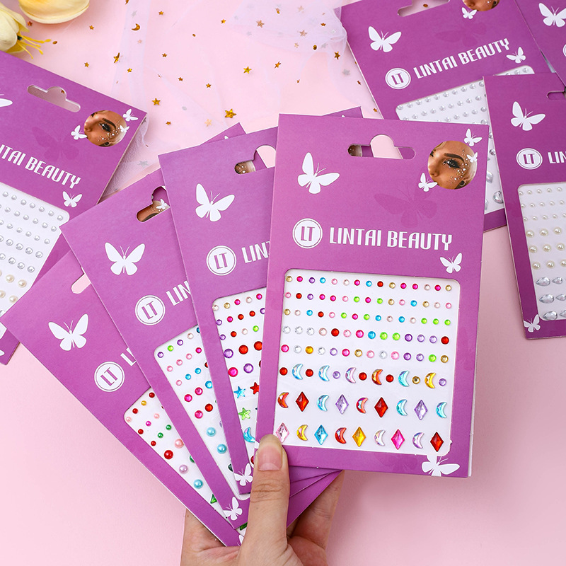 Party Supplies - Heetverkopende gezichtsjuwelen stickers zelfklevend waterdicht traanvormige