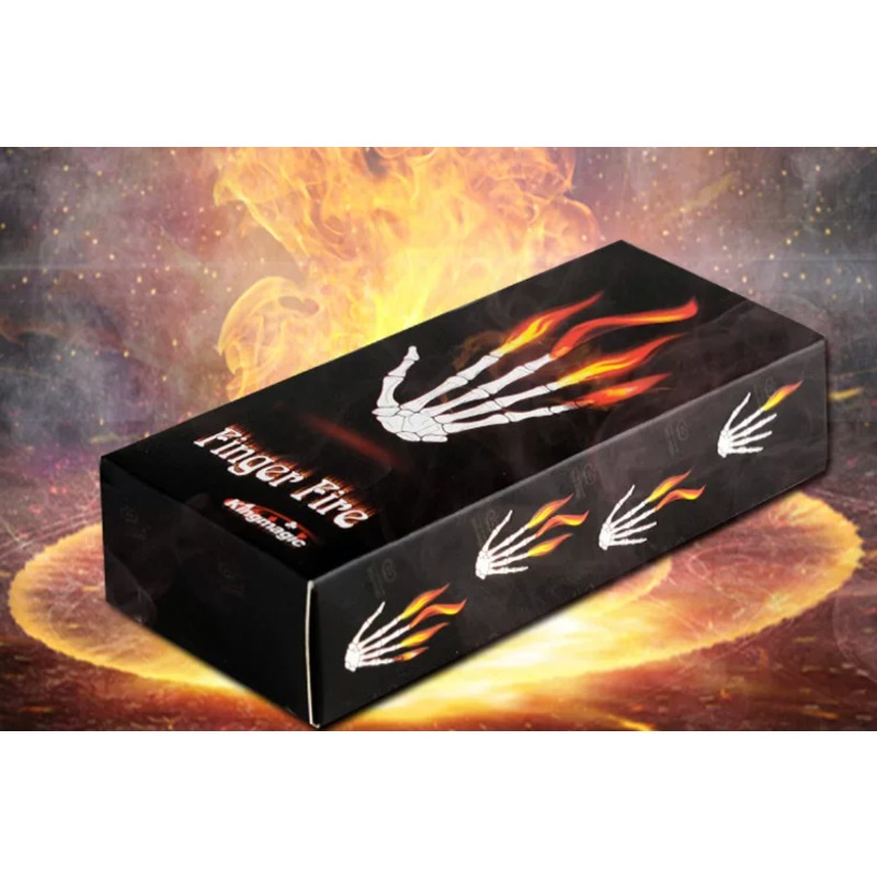 Thumb Tip Magic Trick Set - 4 stks/set Vinger Fire Goocheltrucs Vuur