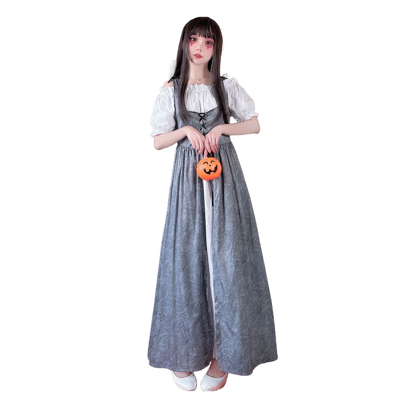 Medieval Renaissance Dress Women - Dames Middeleeuws Kostuum Renaissance Off-Shoulder Lange