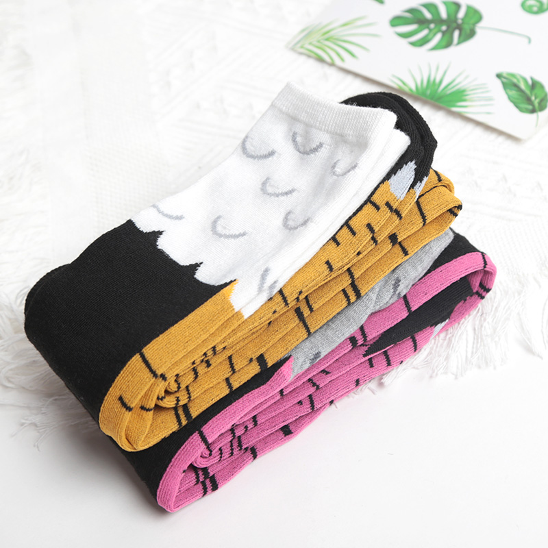 1Pairs Vrouwen Print Kniekouse - Funny Chicken Leg Socks recensie en prijs