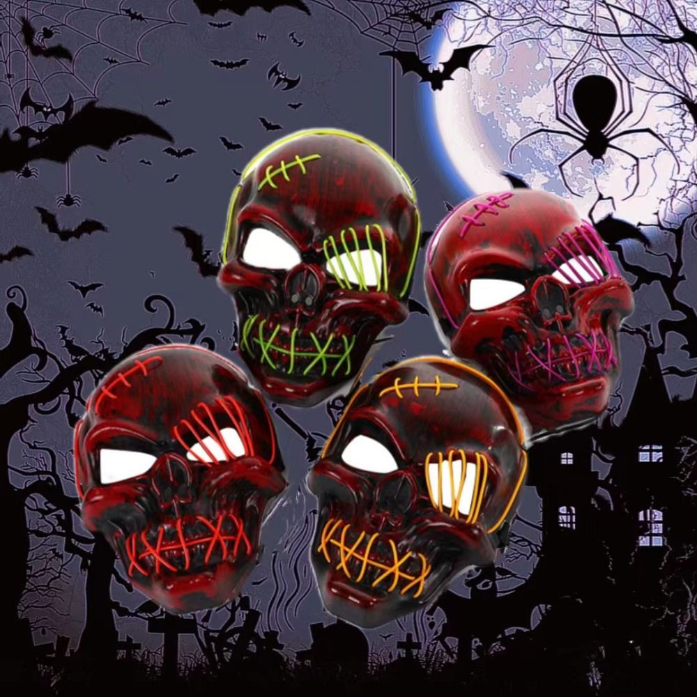 Gotische Halloween-schedel glo - Led Purge Mask Halloween recensie en prijs