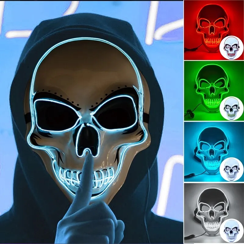 Halloween Volwassen Zuiverings - Led Purge Mask Halloween recensie en prijs