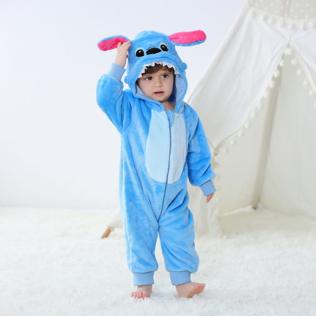 Baby Kigurumi Stitch Cartoon R - Spiderman Jumpsuit Kids recensie en prijs