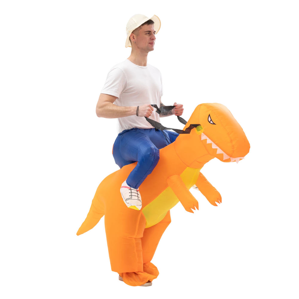 Opblaasbaar dinosauruskostuum  - Costumes recensie en prijs