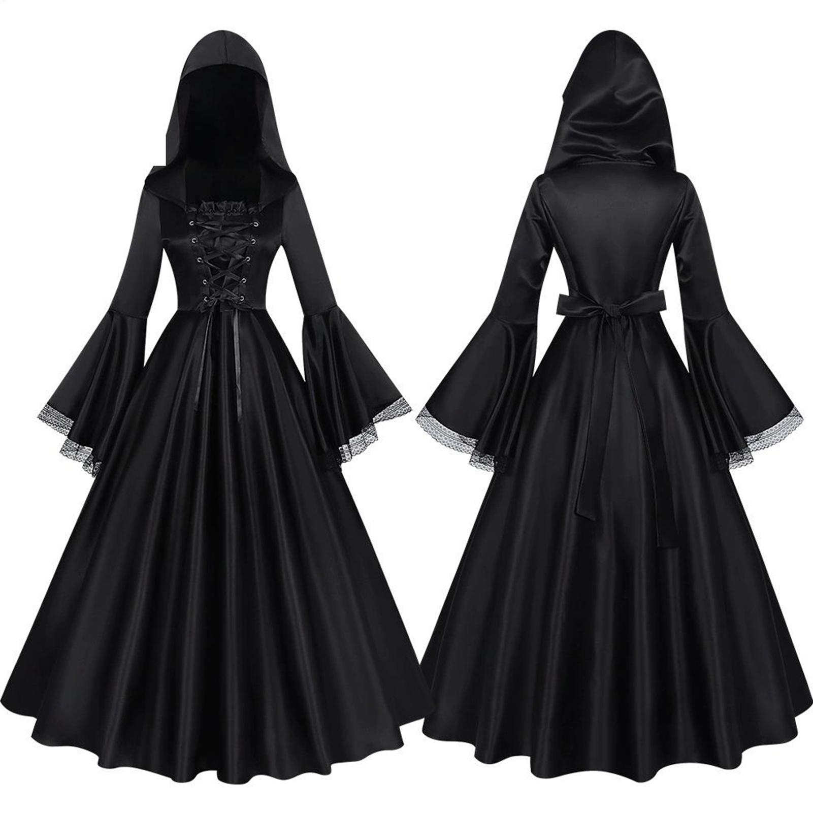 Halloween Heksenkostuum Middel - Medieval Renaissance Dress Women recensie en prijs