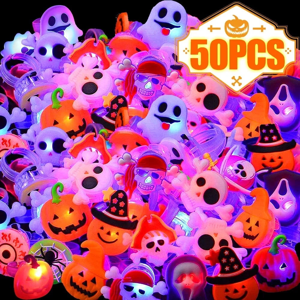 Halloween Lichtgevende Ringen  - Glow In The Dark Party Glasses recensie en prijs
