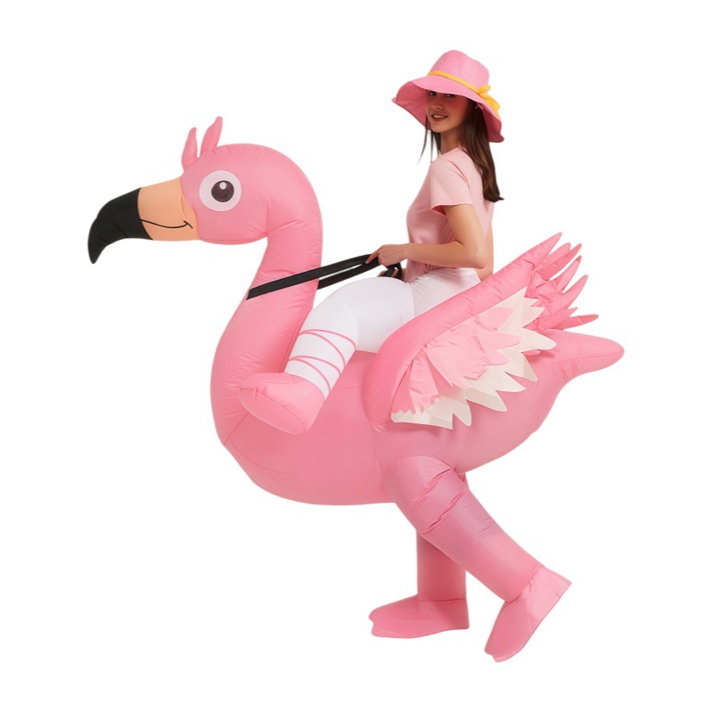 Roze Flamingo Opblaasbare Kost - Costumes recensie en prijs