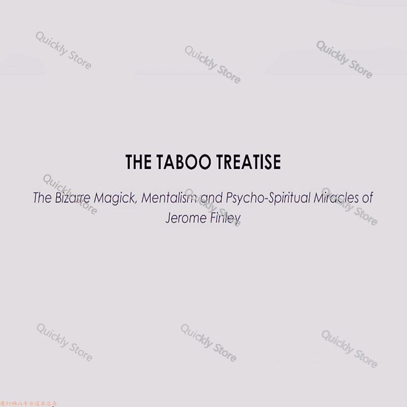 Taboo-behandeling uit 2025 doo - Magic Tricks recensie en prijs