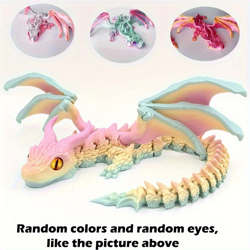 3D-geprinte wyverndraak met vl - Novelty Gifts recensie en prijs