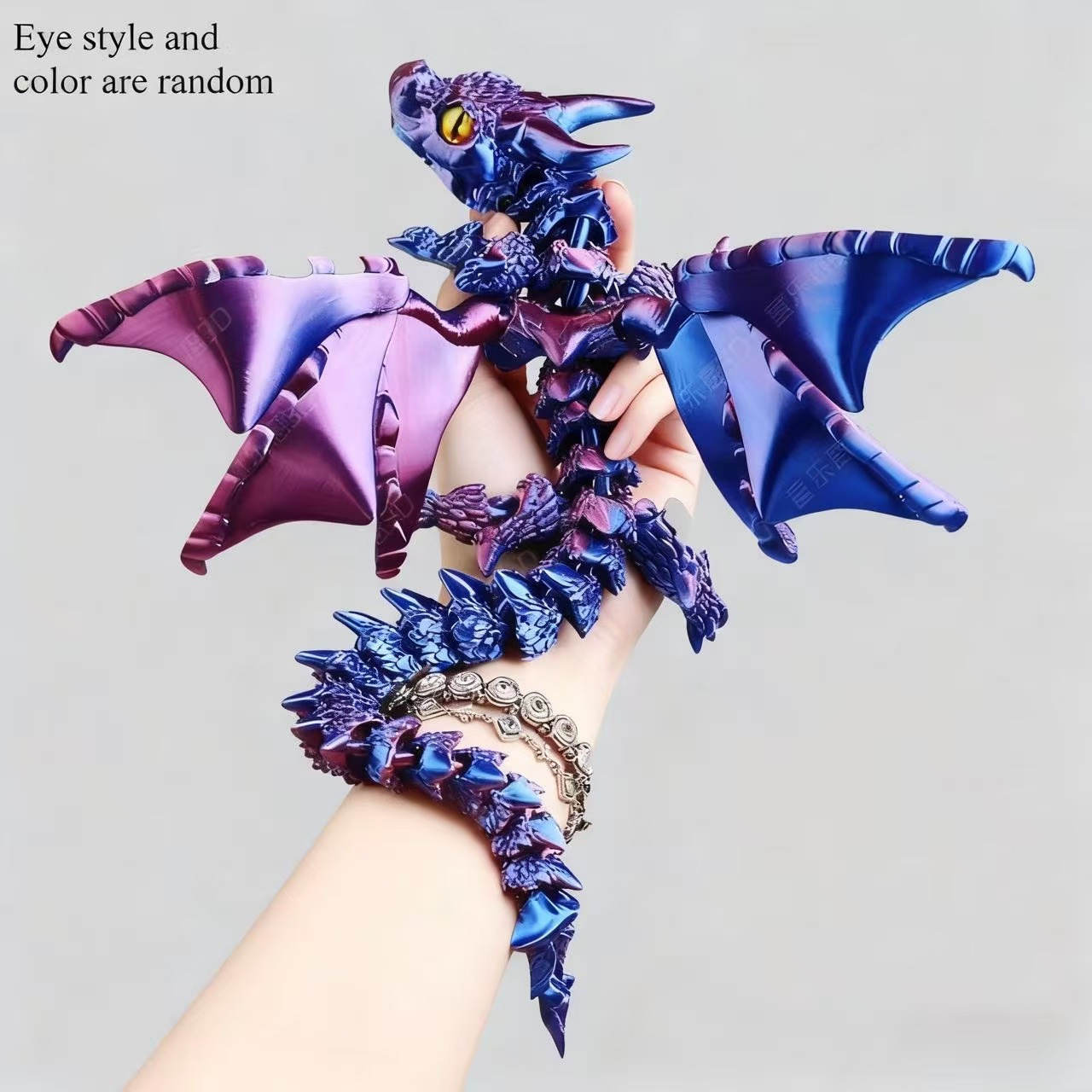 3D-geprinte wyverndraak met vl - Novelty Gifts recensie en prijs