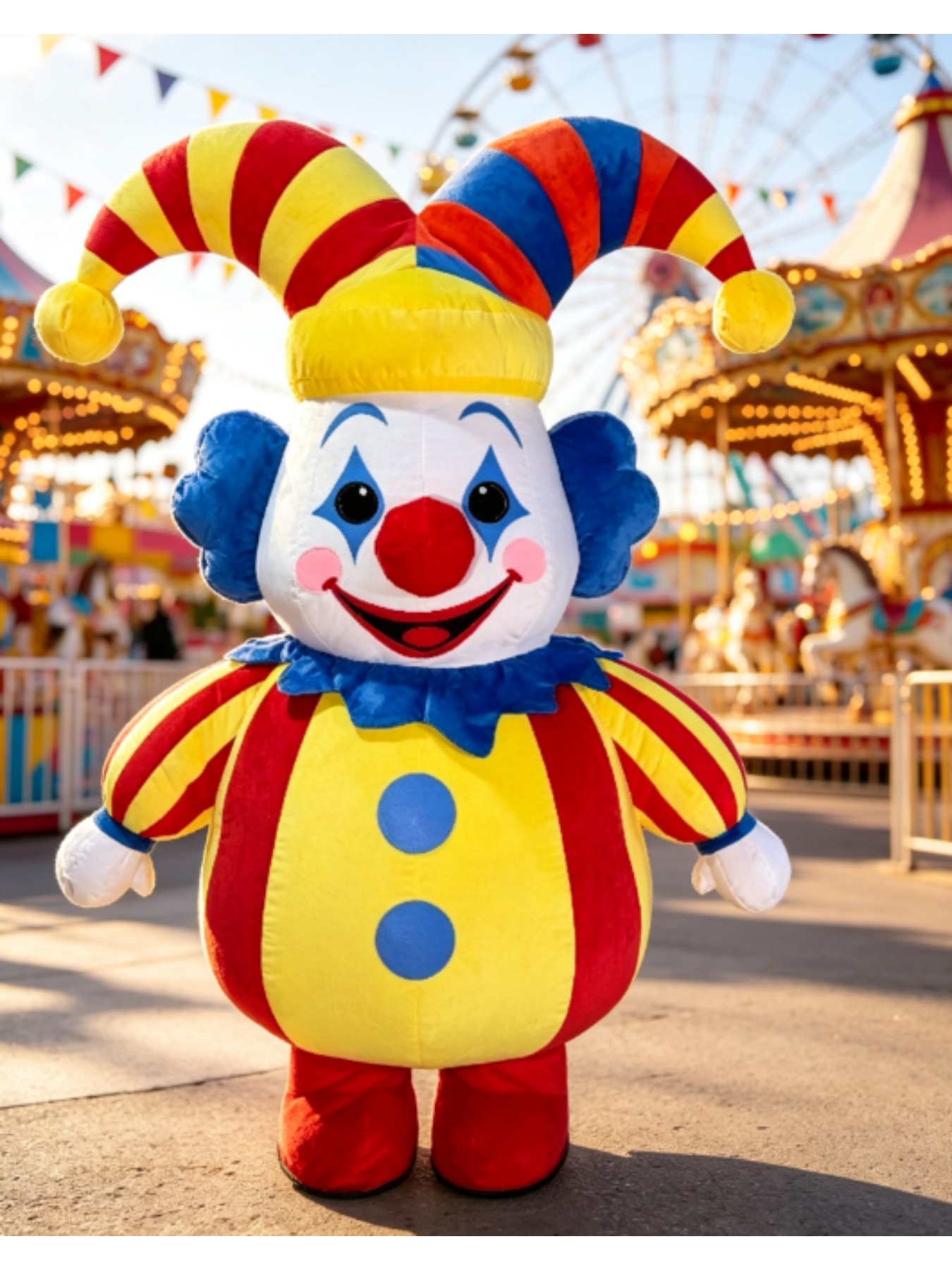 Opblaasbaar Circus Clown Masco - Costumes recensie en prijs