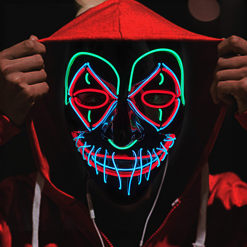LED Killer Masker Halloween Da - Led Purge Mask Halloween recensie en prijs