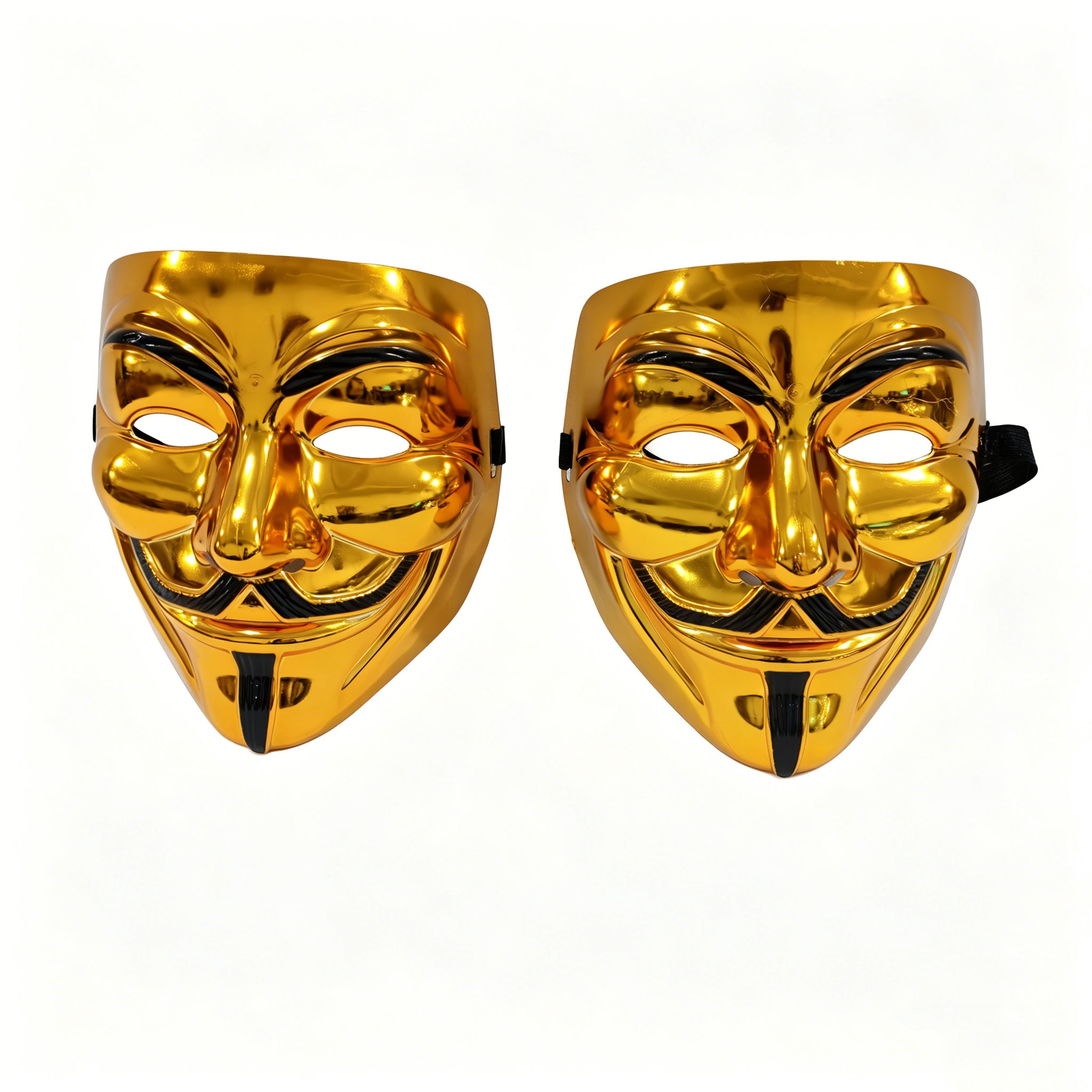 2 stuks metallic goud en zilve - Led Purge Mask Halloween recensie en prijs
