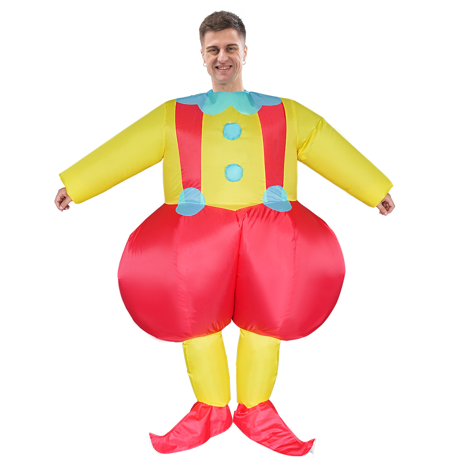 Grote Clownkostuums opblaasbaa - Costumes recensie en prijs