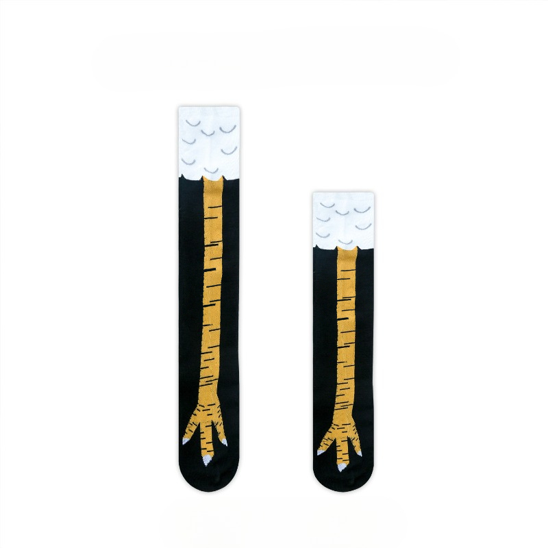 Nieuwe dames kniekousen trendy - Funny Chicken Leg Socks recensie en prijs