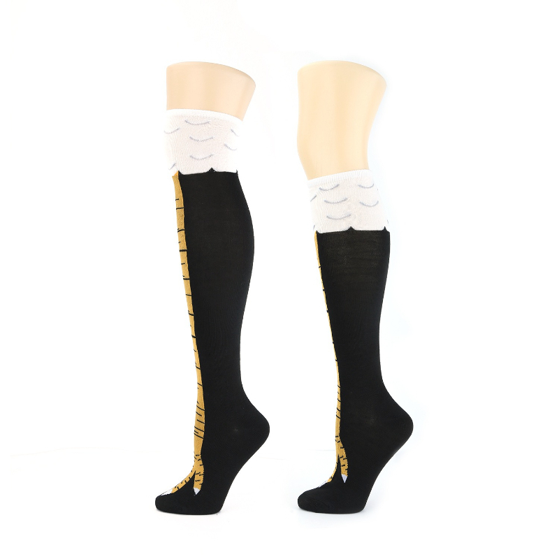 Nieuwe dames kniekousen trendy - Funny Chicken Leg Socks recensie en prijs