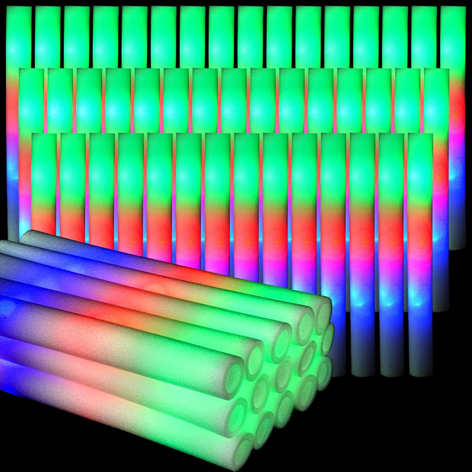 102 Stuks Led Foam Sticks Chee - Flashing Led Foam Sticks Party recensie en prijs