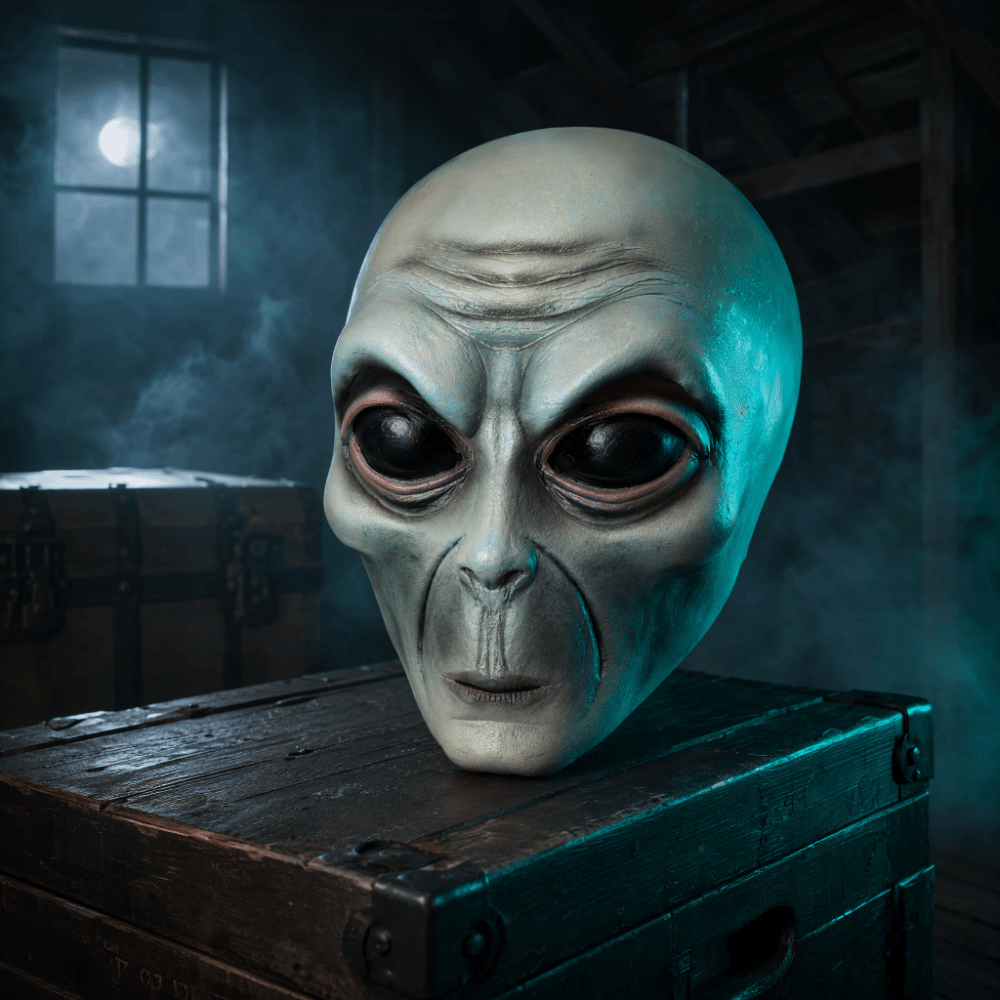 Latex Materiaal Alien Masker V - Latex Alien Mask Realistic recensie en prijs