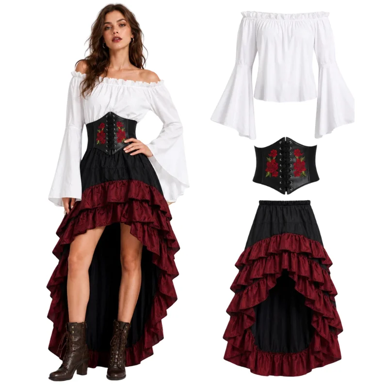 Halloween Middeleeuwse Retro P - Medieval Renaissance Dress Women recensie en prijs