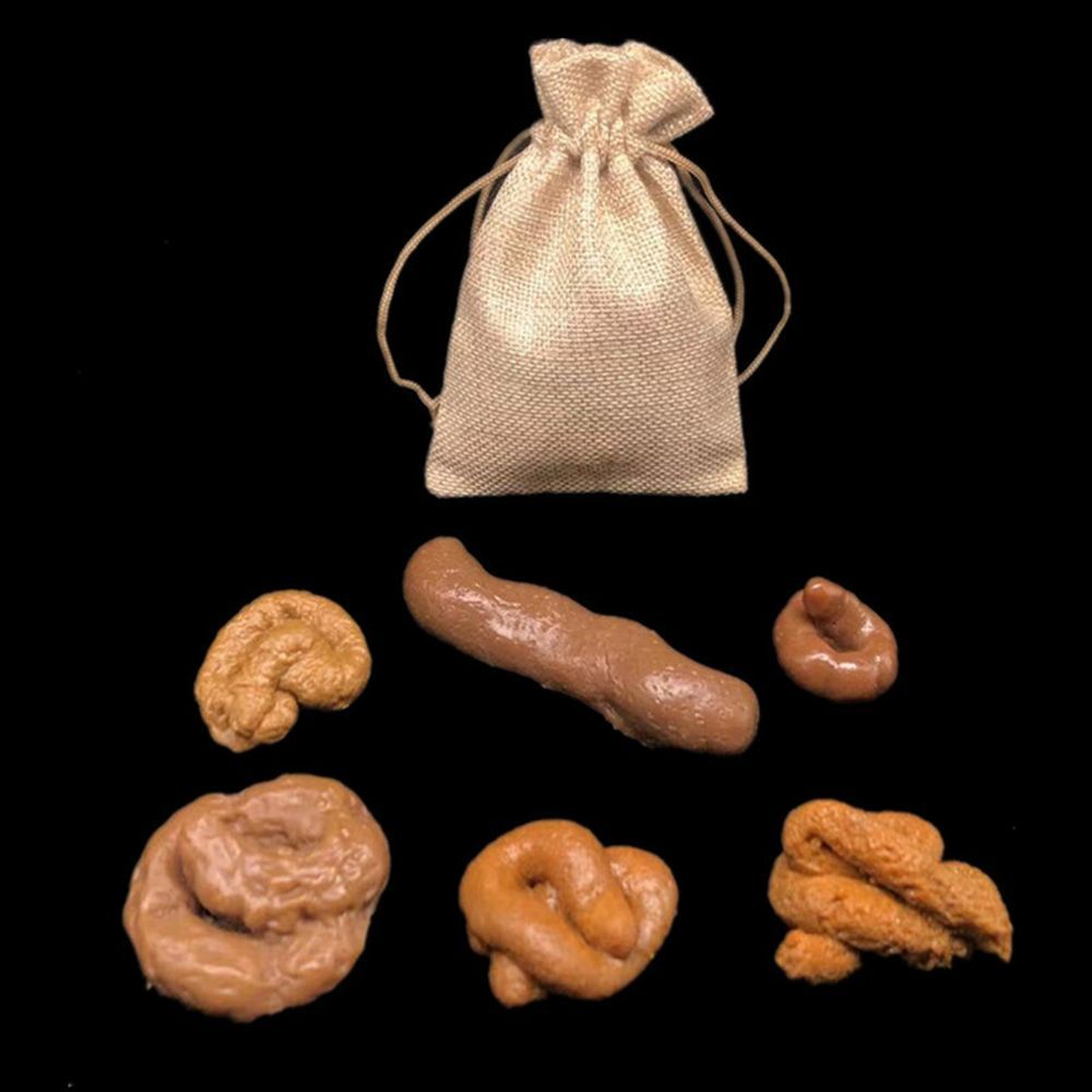 6 stuks grappige antistress ga - Fake Poop Gag Gift recensie en prijs