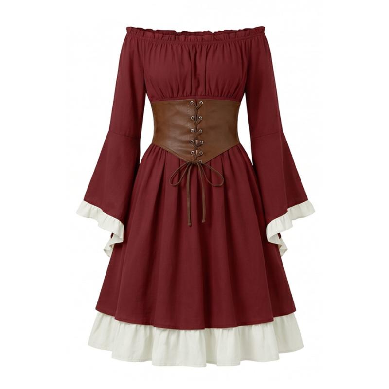 Middeleeuwse renaissance midi- - Medieval Renaissance Dress Women recensie en prijs