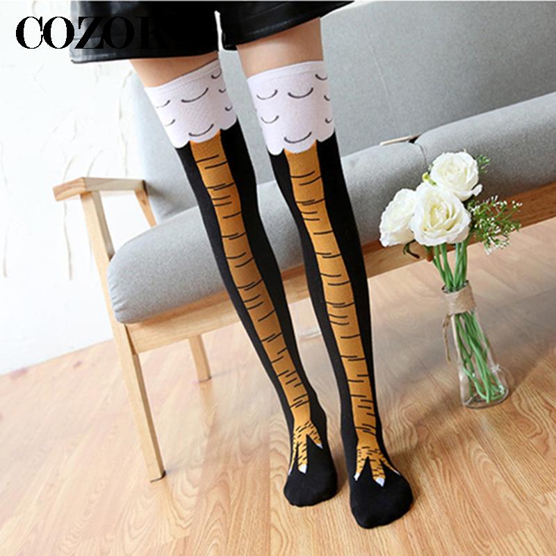 Hoge kwaliteit Womens Crazy Fu - Funny Chicken Leg Socks recensie en prijs